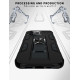 Military Grade Armor Protection Stand Magnetic Feature Case for Apple iPhone 13 Pro Max (6.7) (Black)