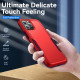 Heavy Duty Strong Armor Hybrid Trailblazer Case Cover for Apple iPhone 13 Pro (6.1) (Red)