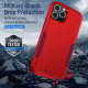 Heavy Duty Strong Armor Hybrid Trailblazer Case Cover for Apple iPhone 13 Pro Max (6.7) (Navy Blue)