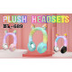 Plush Soft LED Wireless Bluetooth Headset BK689 - Universal Compatibility, HiFi Stereo Sound, Bluetooth 5.0, AUX & TF Slot, Extendable (Green)