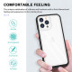 Strong Crystal Clear Slim Hard Bumper Protective Case for Apple iPhone 13 Pro Max (Navy Blue)