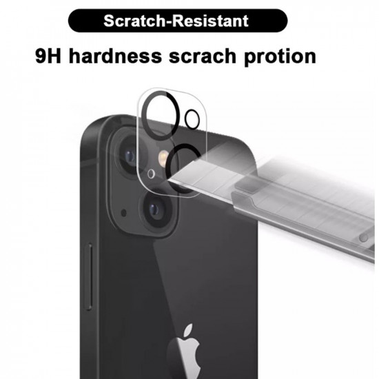 Camera Lens HD Tempered Glass Protector for Apple iPhone 14 [6.1] / iPhone 14 Plus [6.7] (Clear)