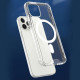 Pro MagSafe Magnetic Transparent Clear Edge Bumper Armor Case for Apple iPhone 13 [6.1] (Clear)