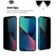 Privacy Anti-Spy Full Cover Tempered Glass Screen Protector for Apple iPhone 14 Pro [6.1] (Black)