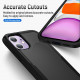 Heavy Duty Strong Armor Hybrid Trailblazer Case Cover for Apple iPhone 11 (6.1 inch) (Red)