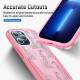Design Fashion Heavy Duty Strong Armor Hybrid Picture Printed Case Cover for Apple iPhone 13 Pro (Pink Leopard)