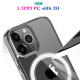 Transparent Clear Pro MAGNETIC Magsafe Circle Case for Apple iPhone 13 Pro (Clear)