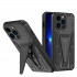 Military Grade Armor Protection Shockproof Hard Kickstand Case for Apple iPhone 13 Pro Max (Black)