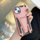 Military Grade Armor Protection Shockproof Hard Kickstand Case for Apple iPhone 13 [6.1] (Rose Gold)