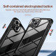 Strong Clear Armor Plate Slim Edge Bumper Protective Case for Apple iPhone 14 Plus [6.7] (Black)