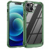 Strong Clear Armor Plate Slim Edge Bumper Protective Case for Apple iPhone 14 Plus [6.7] (Green)