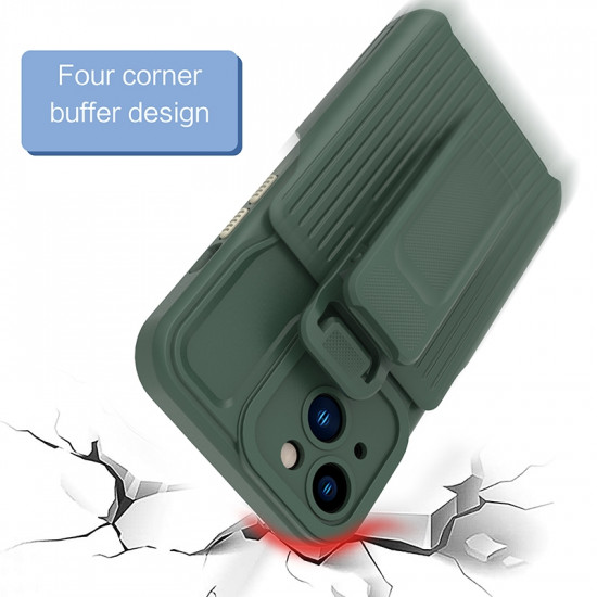 Premium Impact Protection Shockproof Heavy Duty Armor Explorer Case with Clip for Apple iPhone 14 Pro Max [6.7] (Green)
