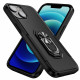 Heavy Duty Strong Armor Ring Stand Grip Hybrid Trailblazer Case Cover for Apple iPhone 14 [6.1] (Black)