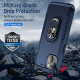 Heavy Duty Strong Armor Ring Stand Grip Hybrid Trailblazer Case Cover for Apple iPhone 14 [6.1] (Navy Blue)