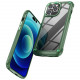 Strong Clear Armor Plate Slim Edge Bumper Protective Case for Apple iPhone 14 Pro [6.1] (Green)