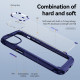 Strong Clear Armor Plate Slim Edge Bumper Protective Case for Apple iPhone 14 Pro [6.1] (Navy Blue)