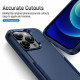 Heavy Duty Strong Armor Hybrid Trailblazer Case Cover for Apple iPhone 14 Pro Max [6.7] (Navy Blue)