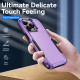 Heavy Duty Strong Armor Hybrid Trailblazer Case Cover for Apple iPhone 14 Pro [6.1] (Purple)