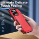 Heavy Duty Strong Armor Hybrid Trailblazer Case Cover for Apple iPhone 14 Pro [6.1] (Red)