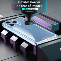 Clear Armor Hybrid Transparent Case for Apple iPhone 14 Pro Max [6.7] (Clear)