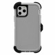 Premium Armor Heavy Duty Case with Clip for Apple iPhone 14 Pro 6.1 (Gray/White)