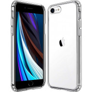 Clear Armor Hybrid Transparent Case for Apple iPhone SE 2022 / 2020 (Clear)