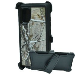 Premium Camo Heavy Duty Case with Clip for Galaxy Note 10+ (Plus) (Tree Black) Premium Camo Heavy Duty Case with Clip for Galaxy Note 10+ (Plus) (Tree Black)