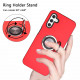 Dual Layer Armor Hybrid Stand Ring Case for Samsung Galaxy S22+ Plus 5G (Red)