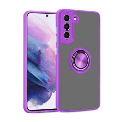 Tuff Slim Armor Hybrid Ring Stand Case for Samsung Galaxy S22 5G (Purple)