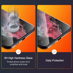 3D Tempered Glass Full Screen Protector with Working Adhesive In Screen Finger Scanner for Samsung Galaxy S22 (Clear) 3D Tempered Glass Full Screen Protector with Working Adhesive In Screen Finger Scanner for Samsung Galaxy S22 (Clear)
