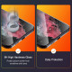 3D Tempered Glass Full Screen Protector with Working Adhesive In Screen Finger Scanner for Samsung Galaxy S22 (Clear)