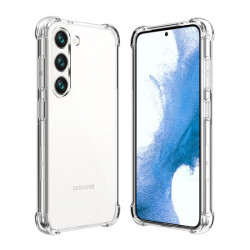 Clear Armor Hybrid Transparent Case for Samsung Galaxy S23 Plus 5G (Clear)