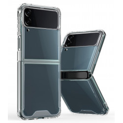 Clear Armor Hybrid Transparent Bumper Case for Samsung Galaxy Z Flip 3 5G (Clear)