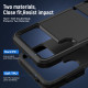 Heavy Duty Strong Armor Hybrid Trailblazer Case Cover for Samsung Galaxy Z Flip 4 (Black)